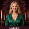 Career Tarot Reading — Work Clarity Cover | Meriem Chrrouhi Career and Work Clarity tarot reading cover with a celestial design.