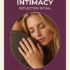 Consensual intimacy reflection ritual cover with a woman resting against her partner’s shoulder.