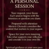 A Personal Session | Personalized Tarot Reading A personal spiritual session prepared around your request by Meriem Chrrouhi