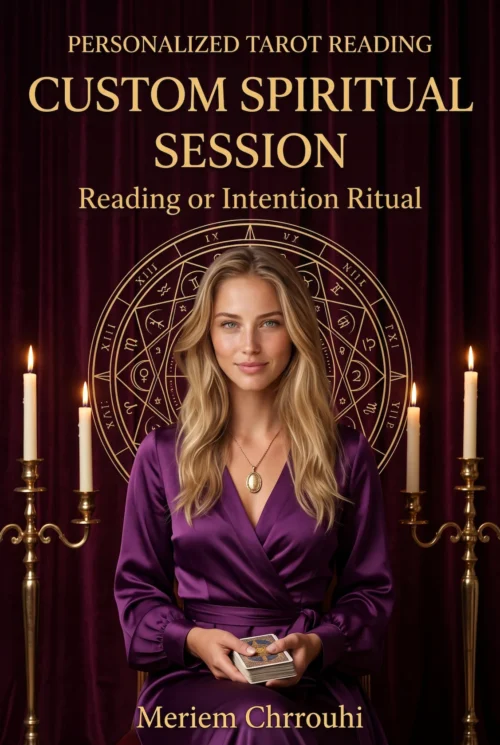 Custom Spiritual Session: reading or intention ritual with Meriem Chrrouhi.