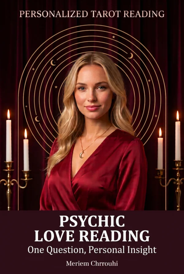 Psychic Love Reading: one question and personal insight with Meriem Chrrouhi.