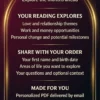Six Months from Now — Future Tarot Reading Guide Six Months from Now tarot guide covering love, work, money and personal milestones, framed by a glowing gold arch.