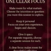 One Clear Focus | Personalized Tarot Reading One clear focus: choose a personal question or intention for your session